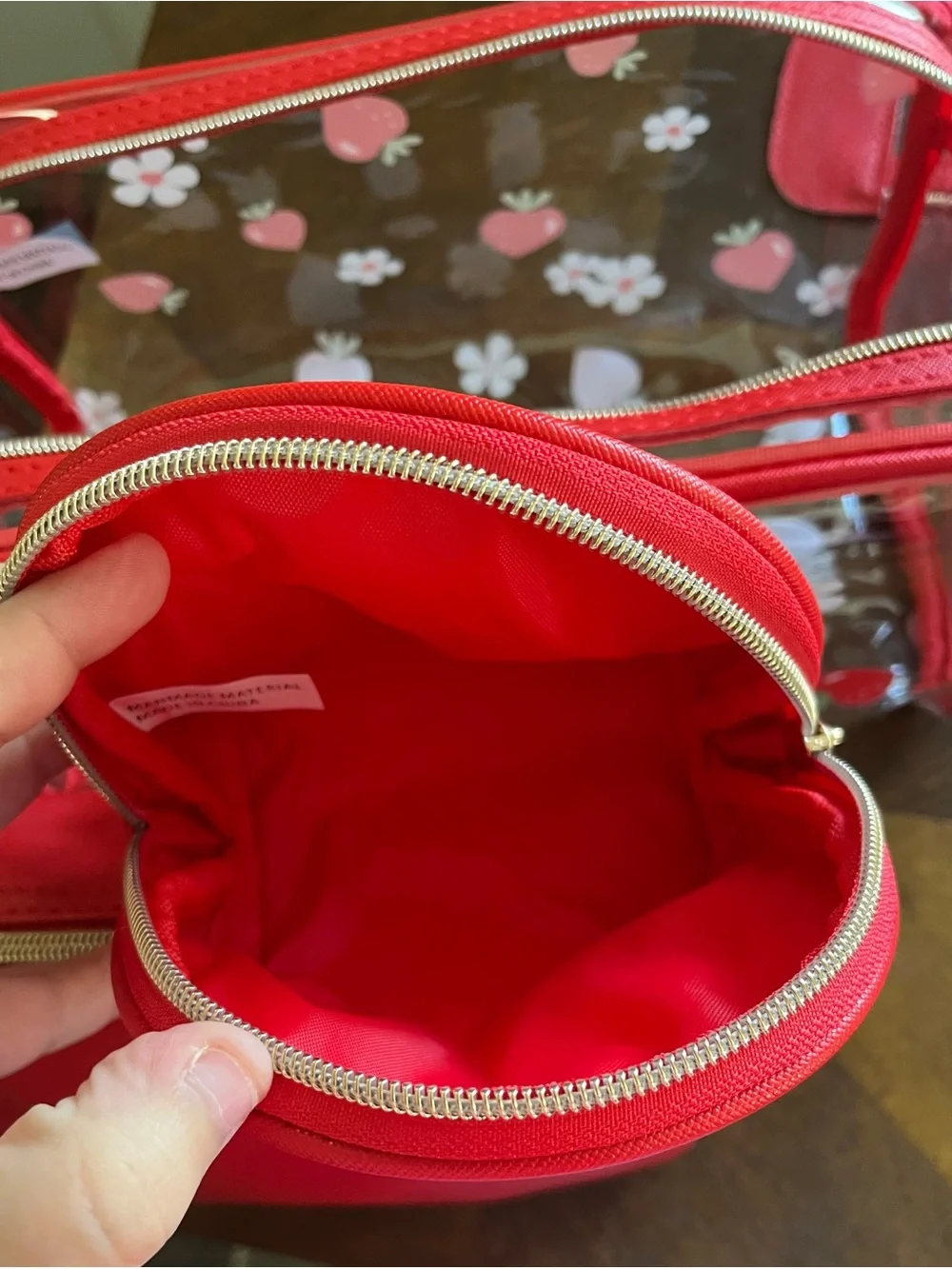 Blush Crush Strawberry 3-Piece Cosmetic Bag Set